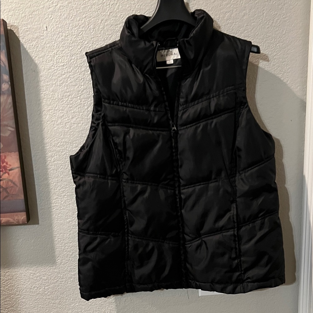 Merona Black Buffer Jacket EUC